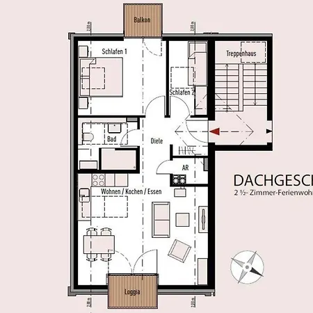 Ostsee - Appartement Nr 65 